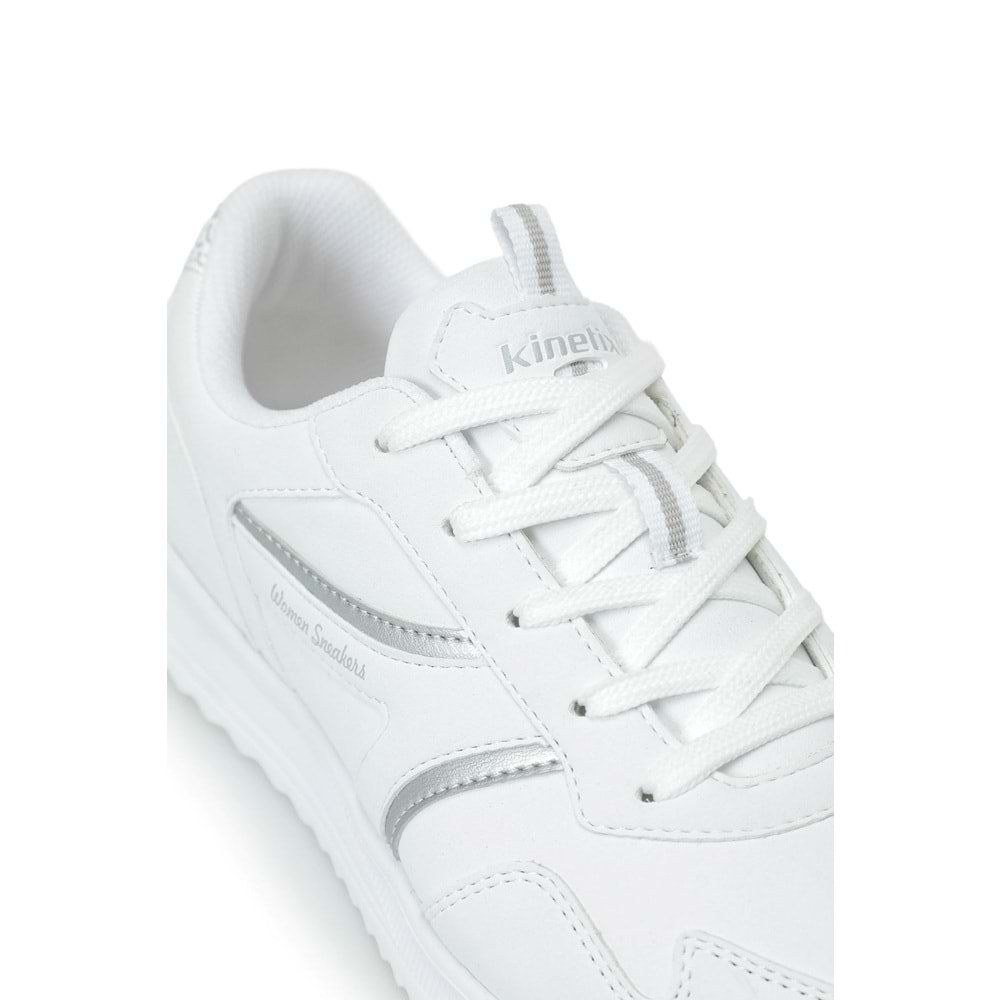 KİNETİX CHIRON PU W 6PR KADIN SNEAKER - BEYAZ - 39