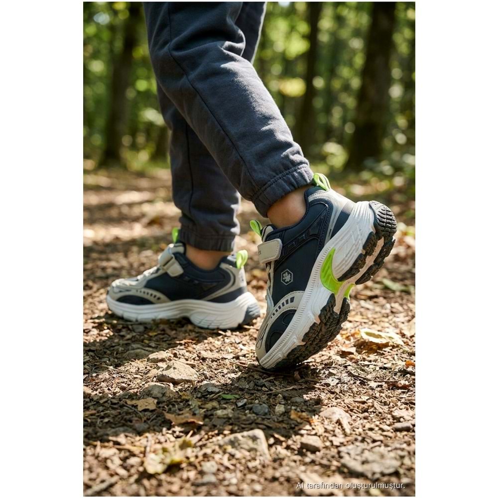 LUMBERJACK FUZZY 6PR ERKEK ÇOCUK SPOR AYAKKABI - LACİVERT - 30
