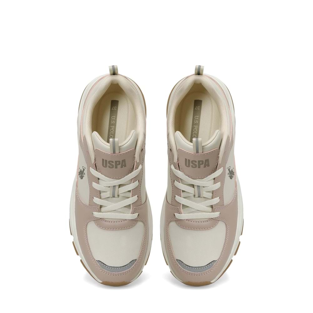U.S. POLO ASSN. SORLEY 6PR KADIN SNEAKER - BEJ - 40