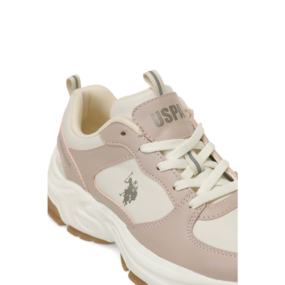 U.S. POLO ASSN. SORLEY 6PR KADIN SNEAKER - BEJ - 40