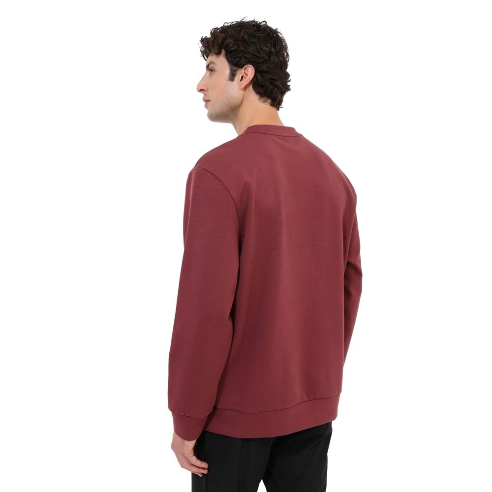 LUMBERJACK ML VANCE 16ITL-14 6PR ERKEK SWEATSHİRT - BORDO - L