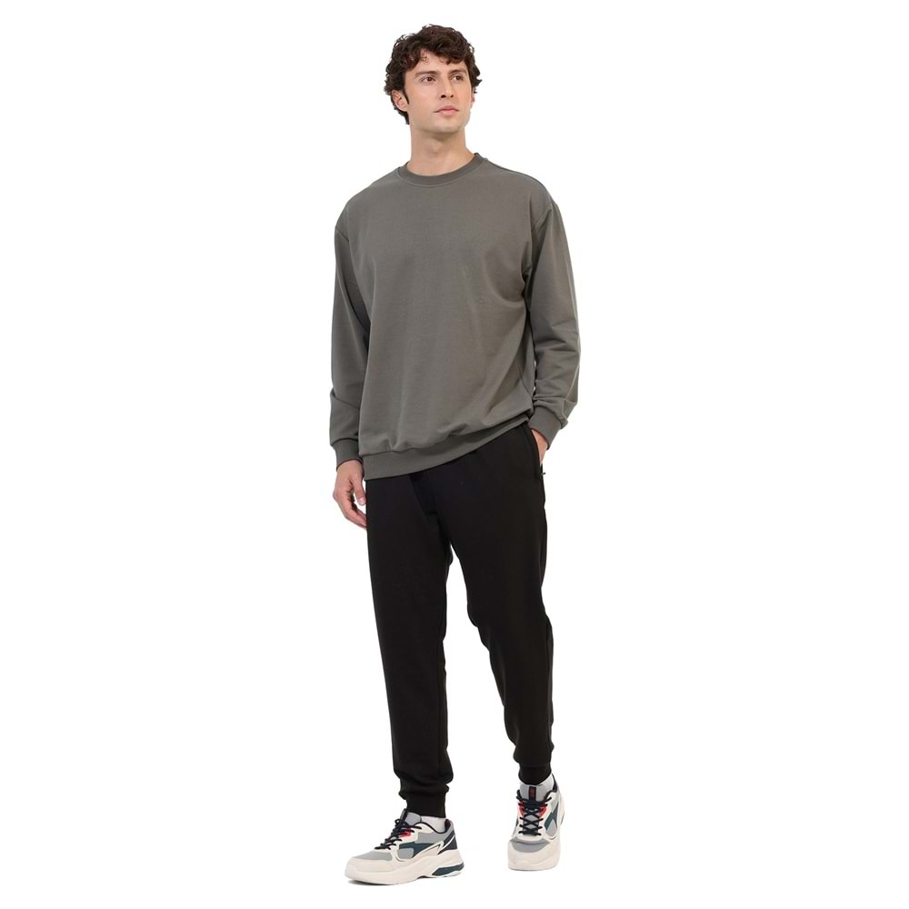 KİNETİX MB 16SN90 C SW 6PR ERKEK SWEATSHİRT - HAKİ - L