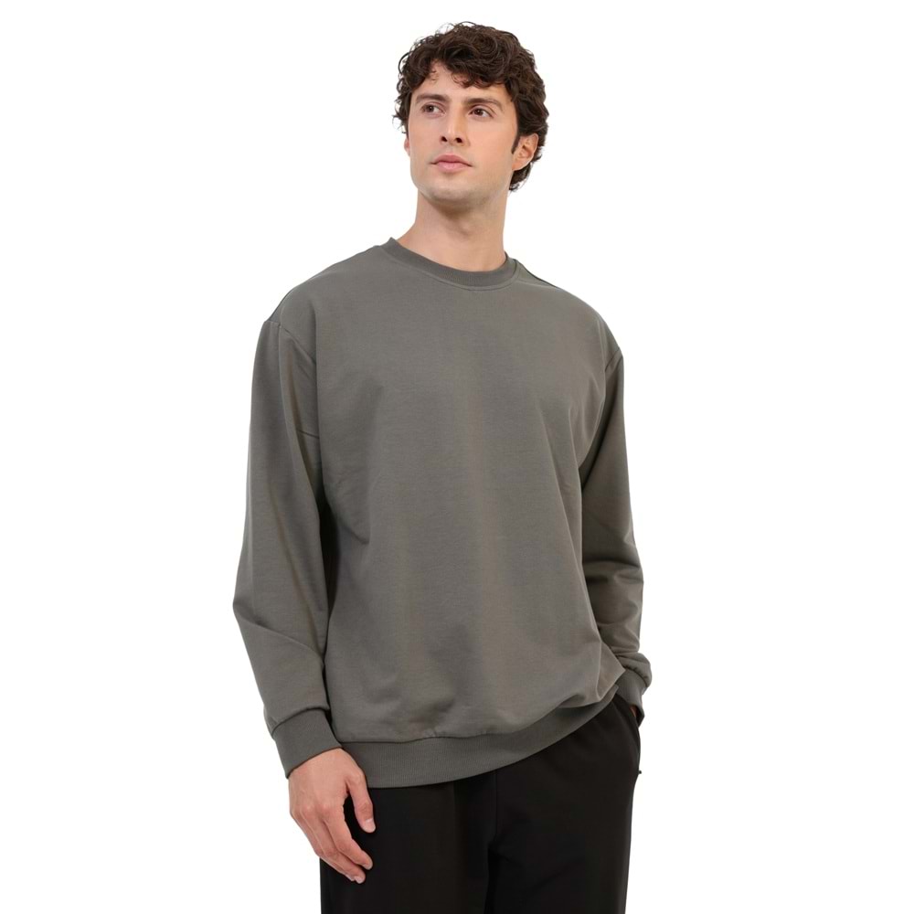 KİNETİX MB 16SN90 C SW 6PR ERKEK SWEATSHİRT - HAKİ - L