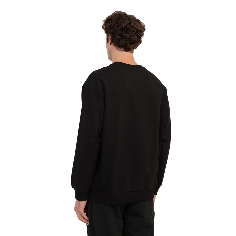 KİNETİX MB 16SN90 C SW 6PR ERKEK SWEATSHİRT - SİYAH - L