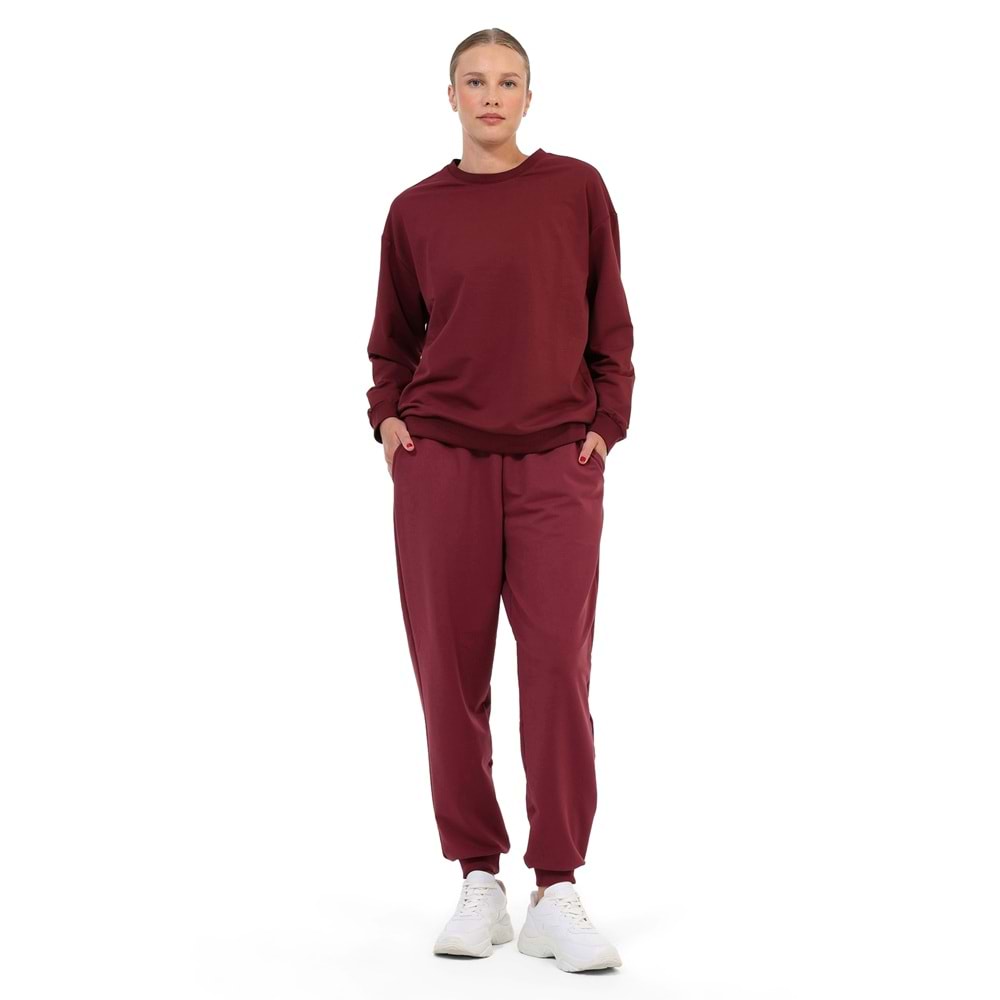 KİNETİX WB 22BIANCA-P 6PR KADIN EŞOFMAN ALTI - BORDO - L