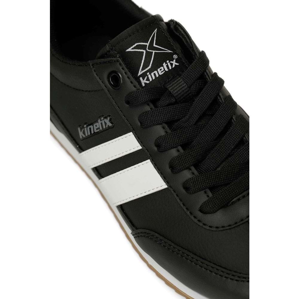 KİNETİX HALLEY PU G 6PR ERKEK SNEAKER - SİYAH - 40