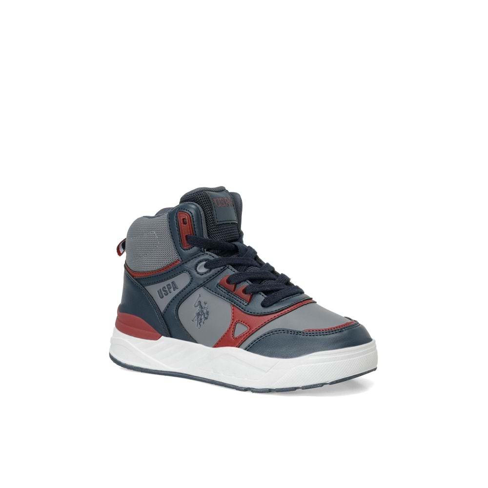 U.S. POLO ASSN. GEOLY JR 6PR ERKEK ÇOCUK HİGH SNEAKER - LACİVERT - 31
