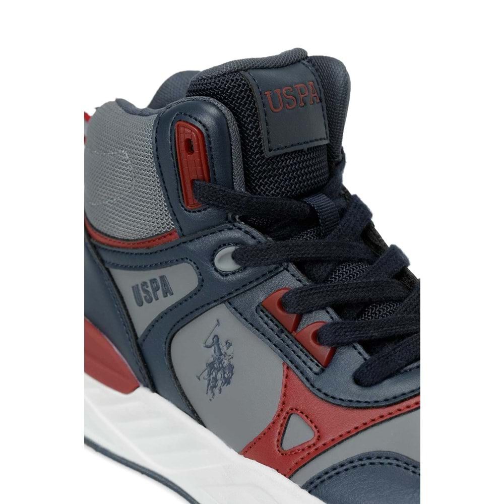 U.S. POLO ASSN. GEOLY JR 6PR ERKEK ÇOCUK HİGH SNEAKER - LACİVERT - 31