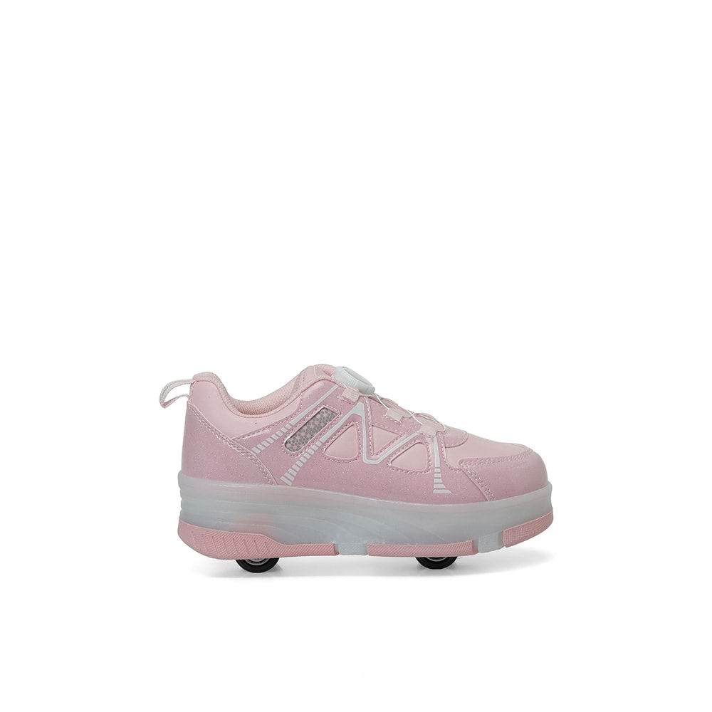 KİNETİX LAVINA F 6PR UNİSEX ÇOCUK IŞIKLI PATENLİ SNEAKER - PEMBE - 32
