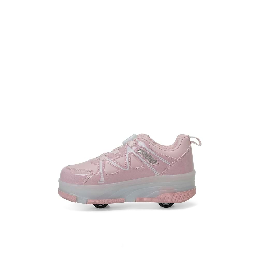 KİNETİX LAVINA F 6PR UNİSEX ÇOCUK IŞIKLI PATENLİ SNEAKER - PEMBE - 32