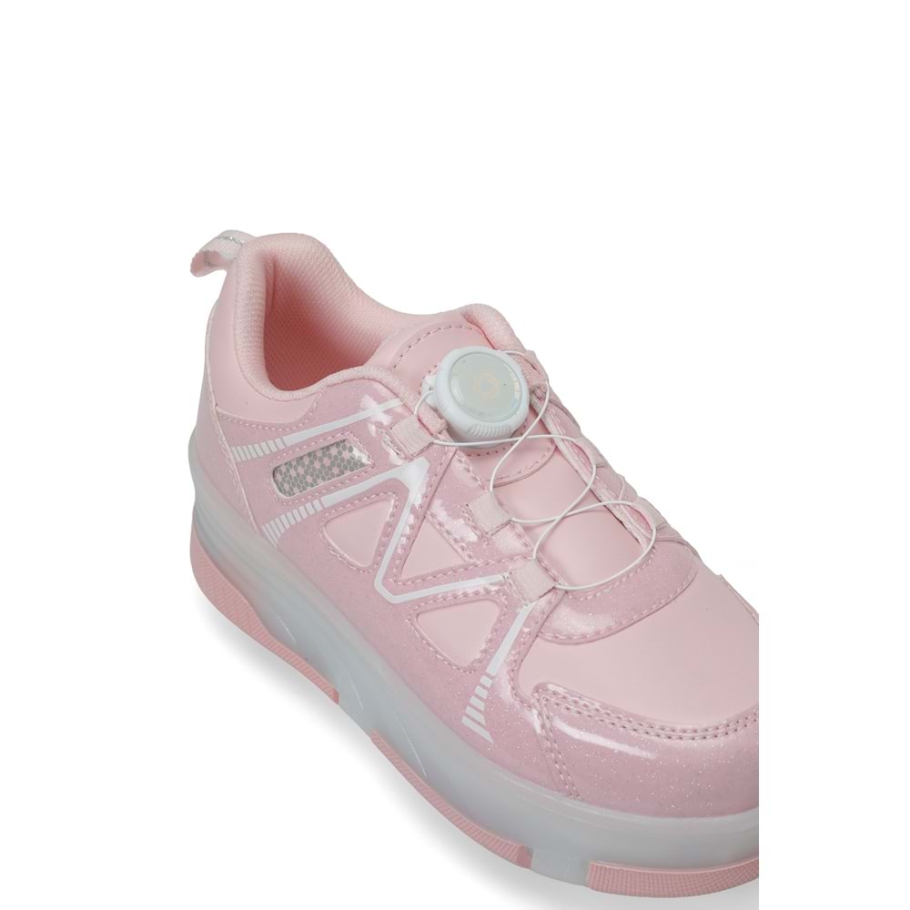 KİNETİX LAVINA F 6PR UNİSEX ÇOCUK IŞIKLI PATENLİ SNEAKER - PEMBE - 32