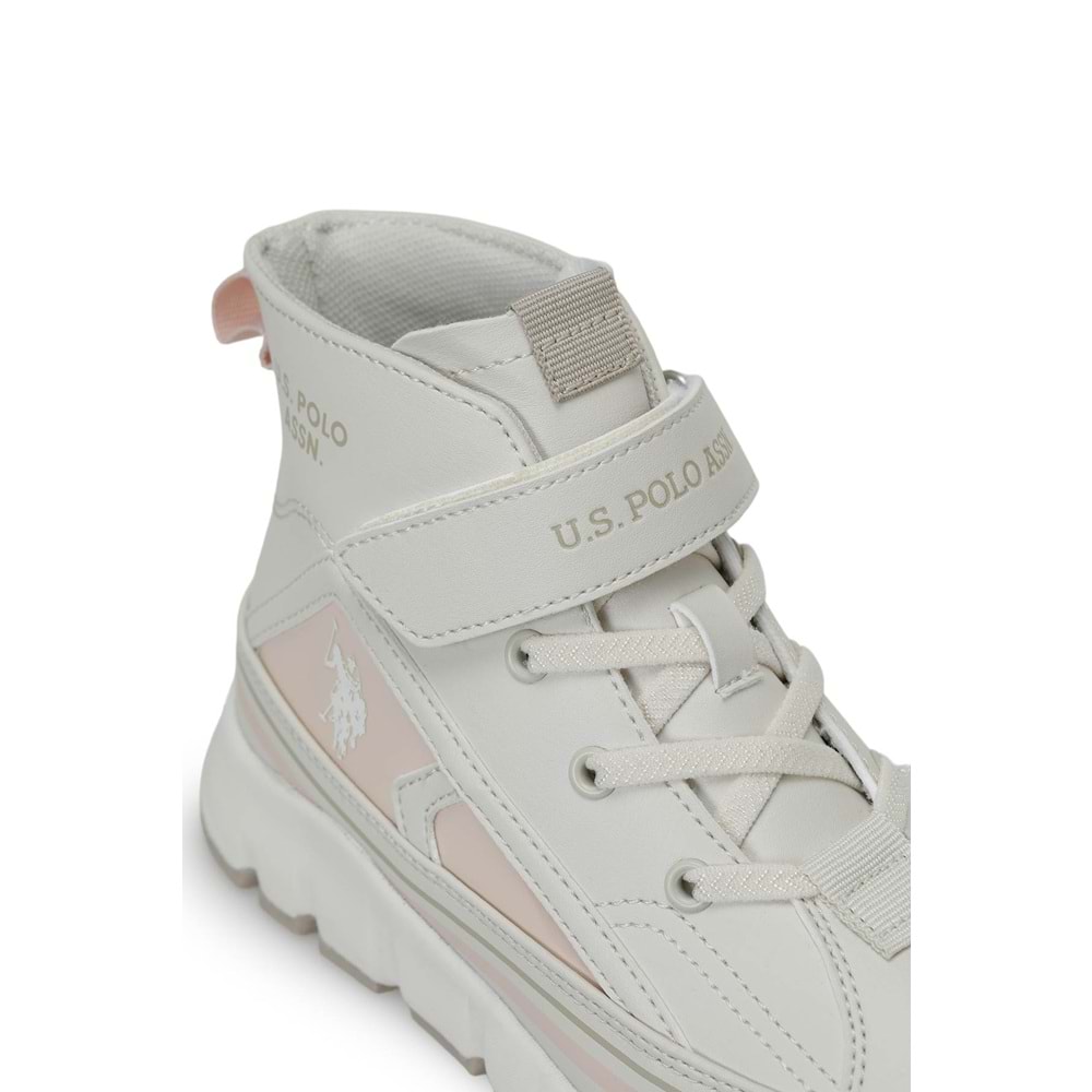 U.S. POLO ASSN. KELTES JR 6PR KIZ ÇOCUK SNEAKER BOT - BEJ - 31
