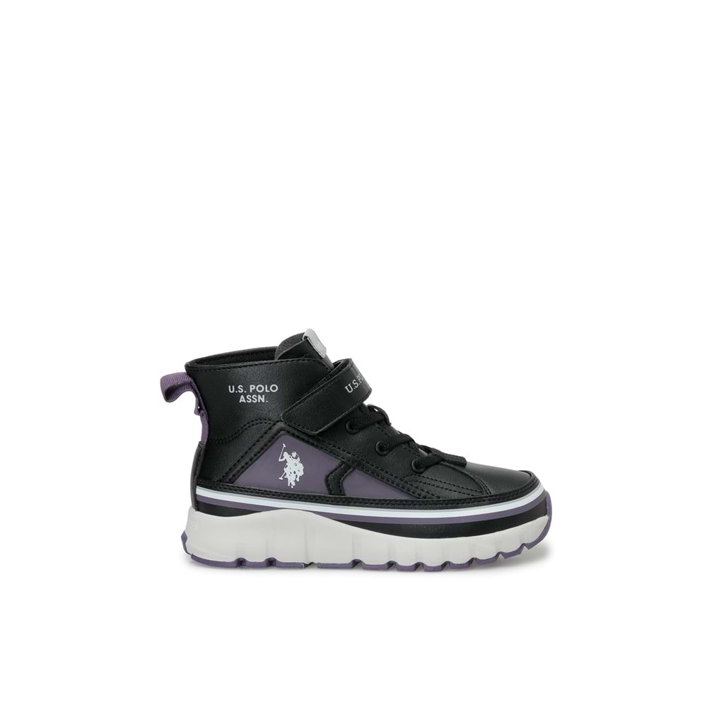 U.S. POLO ASSN. KELTES JR 6PR KIZ ÇOCUK SNEAKER BOT - SİYAH - 31