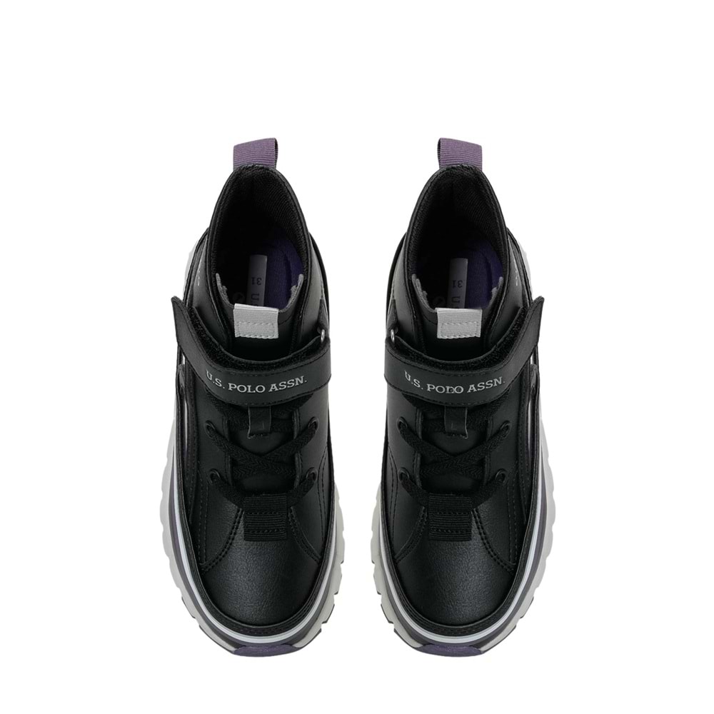 U.S. POLO ASSN. KELTES JR 6PR KIZ ÇOCUK SNEAKER BOT - SİYAH - 31