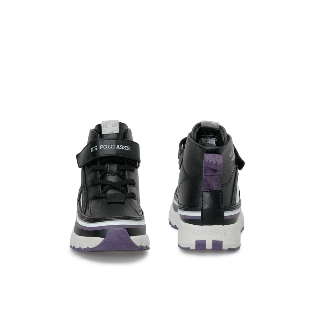 U.S. POLO ASSN. KELTES JR 6PR KIZ ÇOCUK SNEAKER BOT - SİYAH - 31