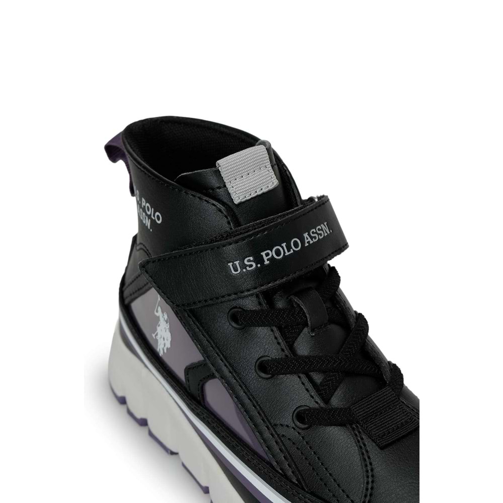 U.S. POLO ASSN. KELTES JR 6PR KIZ ÇOCUK SNEAKER BOT - SİYAH - 31