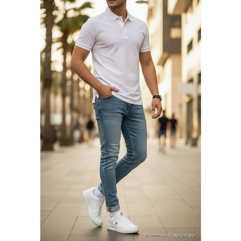 LUMBERJACK FINSTER 6PR ERKEK SNEAKER - BEYAZ - 40
