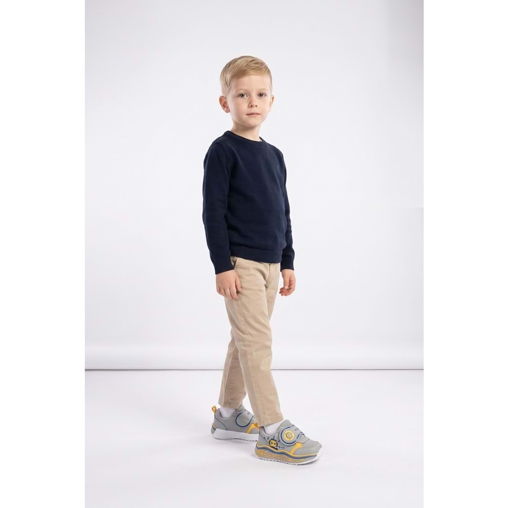 VİCCO ROOT IŞIKLI ERKEK BEBEK SPOR AYAKKABI - GRİ - 22