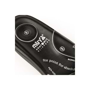 Muya Candy 6 Nokta Anatomik Taban Topuk Dikeni Dört Mevsim Kadın Terlik - Siyah - 40