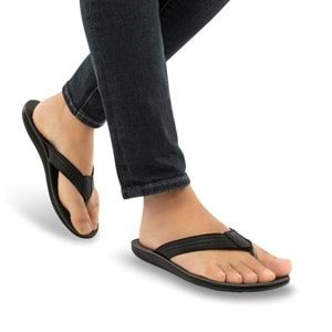 Muya Cliff Anatomik Taban Islak Zemin Erkek Terlik - Siyah - 40