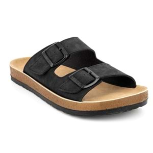 Muya Allen Anatomik Taban Erkek Terlik - Siyah - 40