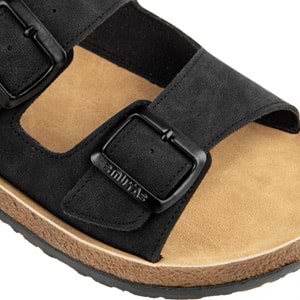 Muya Allen Anatomik Taban Erkek Terlik - Siyah - 40