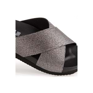 Muya Milas Anatomik Taban Kadın Terlik - Füme - 37