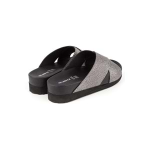 Muya Milas Anatomik Taban Kadın Terlik - Füme - 37