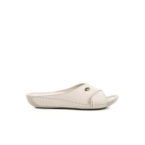 Muya Misty Anatomik Taban Dört Mevsim Kadın Terlik - Krem - 40