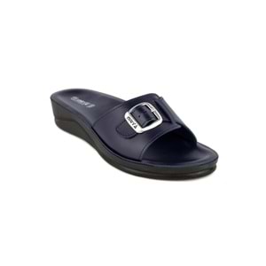 Muya Golden Anatomik Taban Dört Mevsim Kadın Terlik - Lacivert - 37