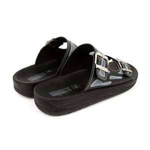 Muya Sports Anatomik Taban Dört Mevsim Erkek Terlik - Siyah-Gri - 40