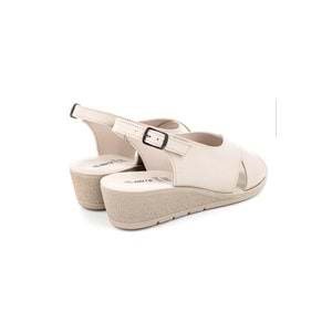 Muya Vienza Anatomik Taban Kadın Sandalet - Full Krem - 39