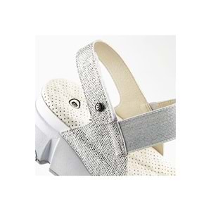 Muya Keid Anatomik Taban Topuk Dikeni Kadın Sandalet - Beyaz - 37