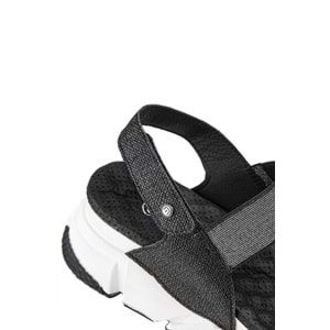 Muya Keid Anatomik Taban Topuk Dikeni Kadın Sandalet - Siyah - 38