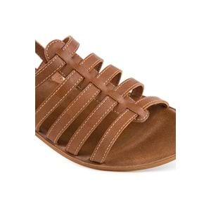 Muya Madaleine Anatomik Taban Kadın Sandalet - Taba - 37