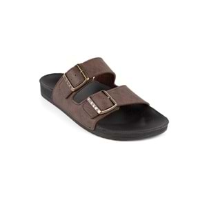 Muya Nova Anatomik Taban Unisex Terlik - Kahverengi - 37
