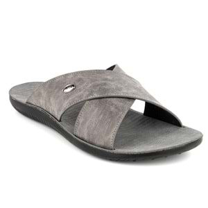 Muya Falcon Anatomik Taban Dört Mevsim Erkek Terlik - Gri - 40