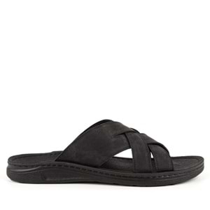 Muya Tiger Anatomik Taban Dört Mevsim Erkek Terlik - Siyah - 41