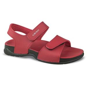 Ceyonomi Bello-3 Unisex Çocuk Sandalet - Kırmızı - 20