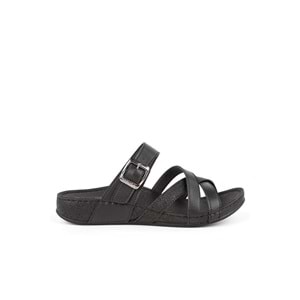 Muya Gizeh Anatomik Taban Kadın Terlik - Siyah - 40