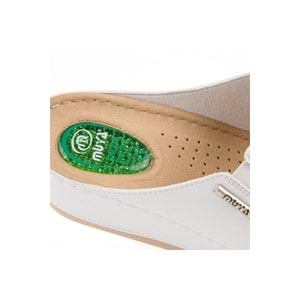 Muya Panna Anatomik Taban Jel Destekli Topuk Dikeni Dört Mevsim Kadın Terlik - Beyaz - 40