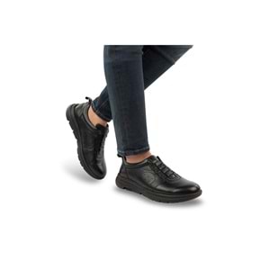 Muya Stone Anatomik Taban Topuk Dikeni Hakiki Deri Erkek Ayakkabı - Siyah - 40