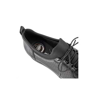 Muya Angara 6 Nokta Anatomik Taban Topuk Dikeni Hakiki Deri Kadın Ayakkabı - Siyah - 38