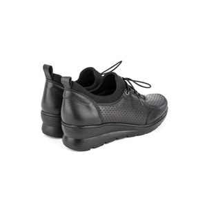 Muya Angara 6 Nokta Anatomik Taban Topuk Dikeni Hakiki Deri Kadın Ayakkabı - Siyah - 38