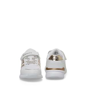 KİNETİX CONFESS MESH J 4FX KIZ ÇOCUK SPOR AYAKKABI - BEYAZ-ALTIN - 32