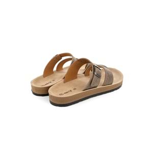 Muya Haiko Anatomik Taban Erkek Terlik - Vizon - 44