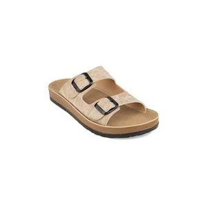 Muya Yuna Anatomik Taban Unisex Terlik - Krem - 36