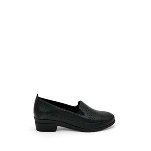 VOYAGER 8979 KADIN DERİ AYAKKABI - SİYAH NATA - 37