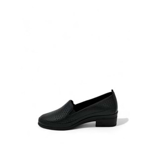 VOYAGER 8979 KADIN DERİ AYAKKABI - SİYAH NATA - 37