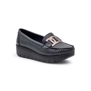 PANDORA MODA Y24.38.024 KADIN DOLGU TOPUK AYAKKABI - SİYAH - 39